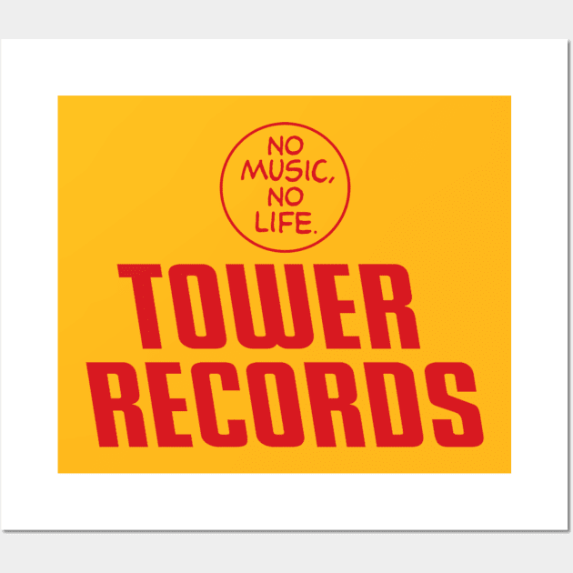 Tower Records Wall Art by Hysteria 51's Retro - RoundUp